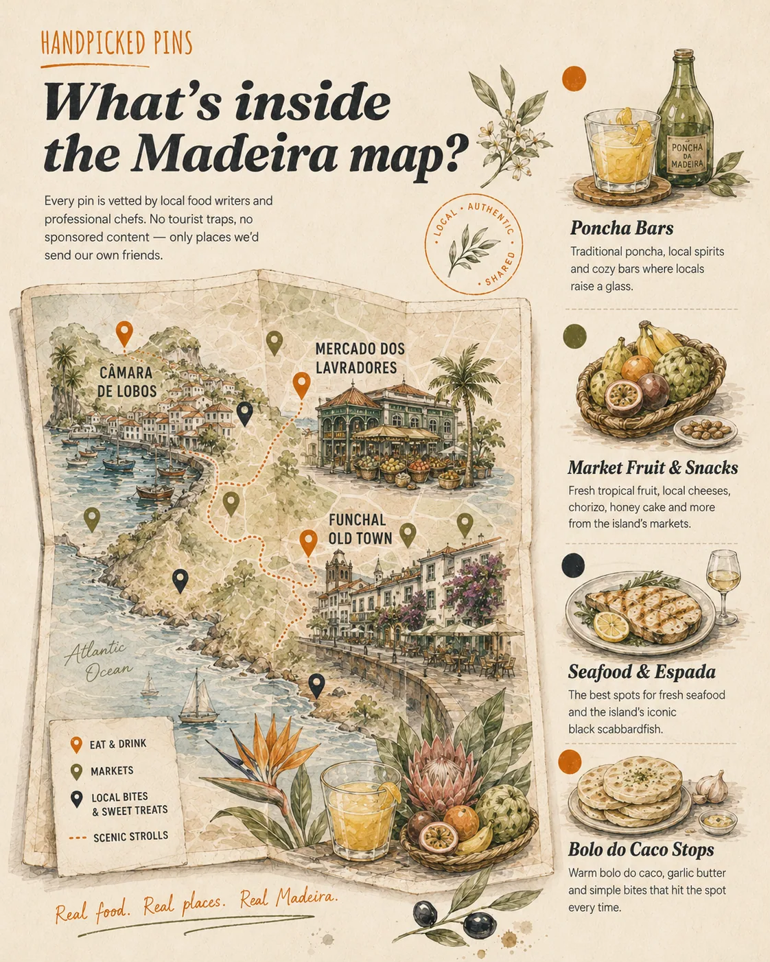 Handpicked food map preview of Madeira